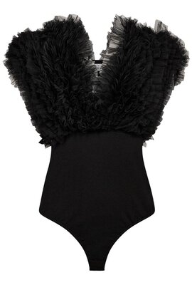 Haute L'Amitie Black New Funky Bodysuit