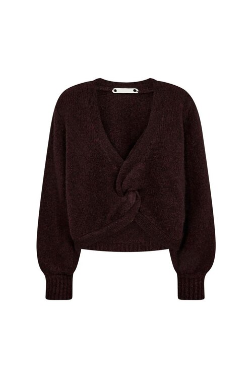 Co'couture Bordeaux Cozy Trui