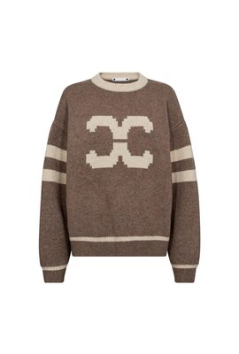 Co'couture Taupe Row Coco Knit