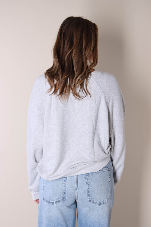 American Vintage Lichtgrijs Sweater