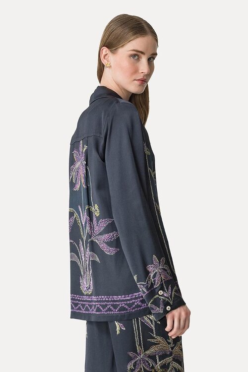 Forte_Forte gekleurde Blouse