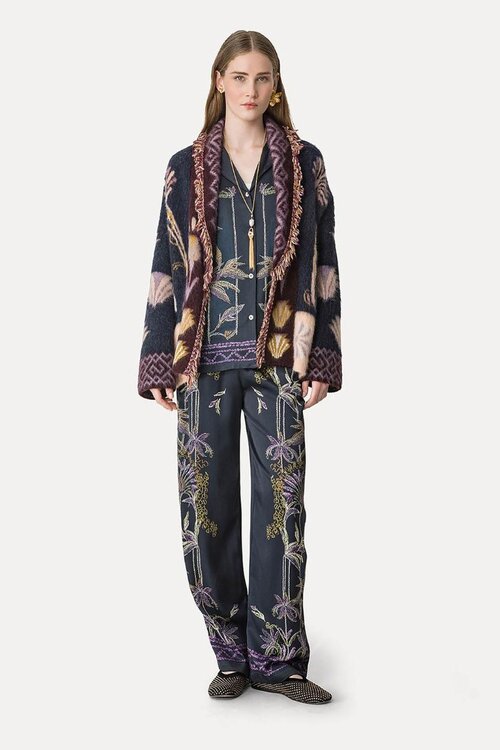 Forte_Forte gekleurde Blouse