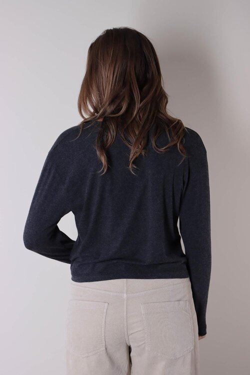 American Vintage Donkergrijs T-shirt