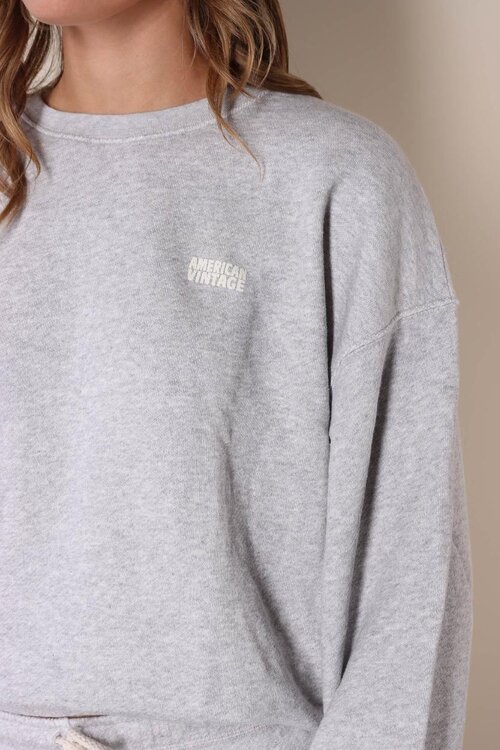 American Vintage Grijs Sweater