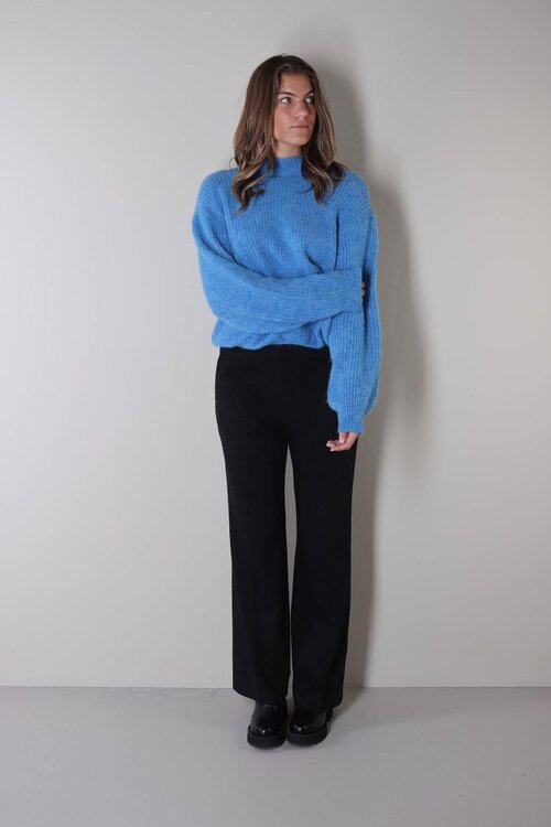 American Vintage Blauwe Gebreide trui