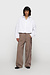 10Days White cropped smoking blouse