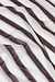 10Days ecru/wine mesh long sleeve stripes