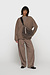10Days moonrock baseball cardigan fleece