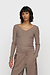 10Days moonrock v-neck long sleeve top