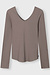 10Days moonrock v-neck long sleeve top