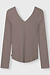 10Days moonrock v-neck long sleeve top
