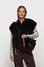 10Days deep wine hairy cross body bag