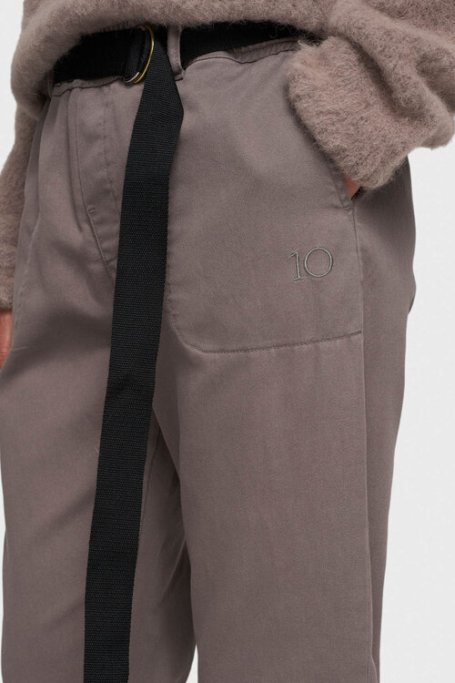 10Days moonrock belted pants jog