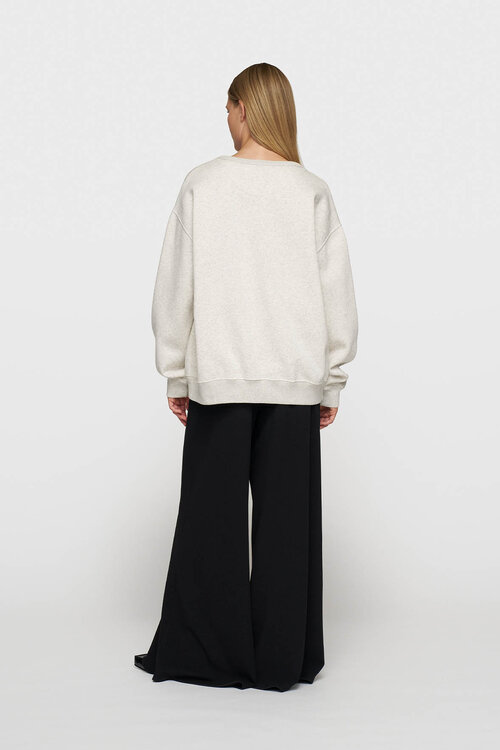 10Days Soft White Melee statement sweater