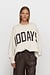 10Days Soft White Melee baseball sweater 10DAYS