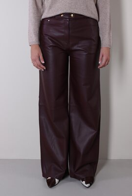 Studio AR by Arma Rood Kaia leren broek