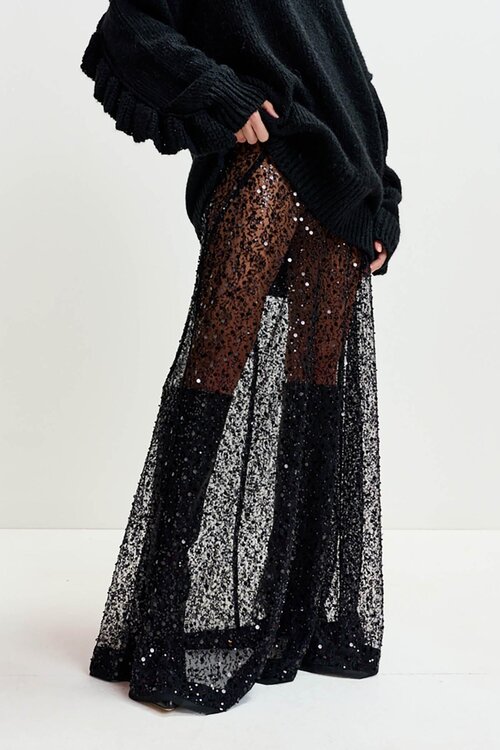Essentiel Antwerp Sequin Maxi Rok