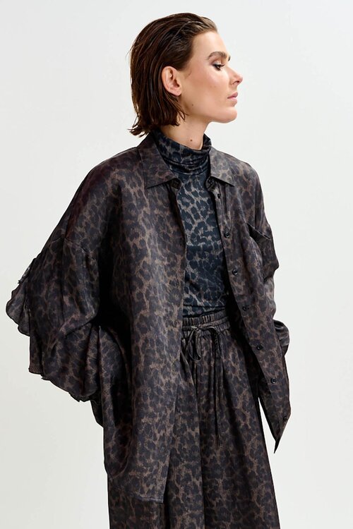 Essentiel Antwerp Oversized Ruffle Blouse