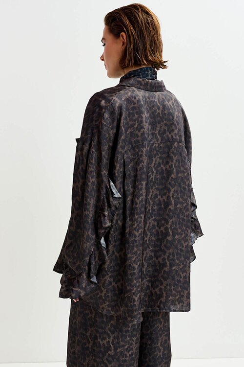 Essentiel Antwerp Oversized Ruffle Blouse