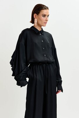 Essentiel Antwerp Oversized Ruffle Blouse
