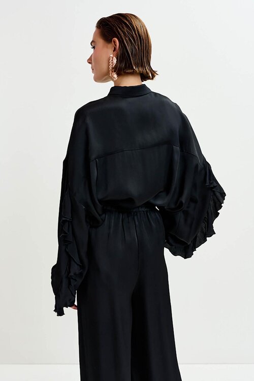 Essentiel Antwerp Oversized Ruffle Blouse