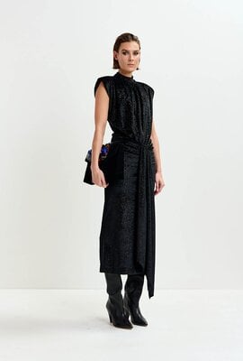 Essentiel Antwerp Velvet Jurk