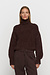 10Days deep wine cropped knit turtleneck