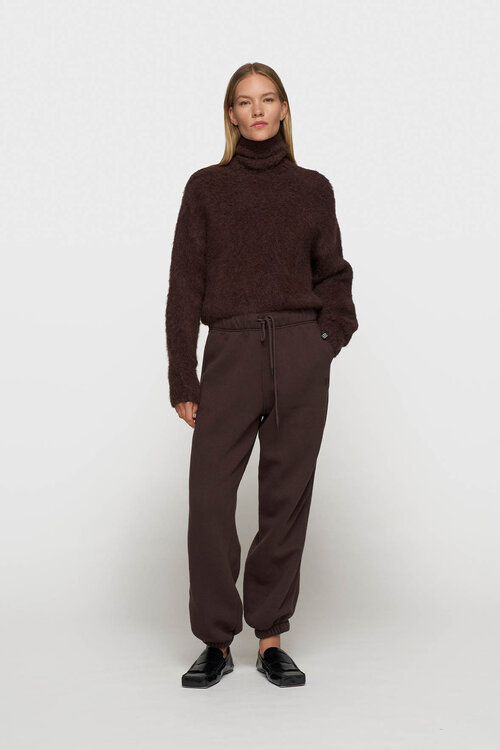 10Days deep wine cropped knit turtleneck