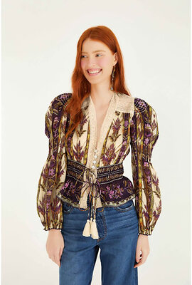 Farm Rio Sand Blouse