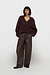 10Days deep wine v-neck knit sweater