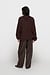 10Days deep wine v-neck knit sweater