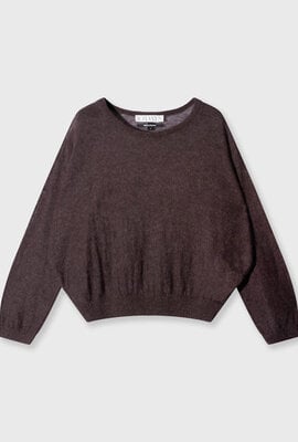 10Days deep wine thin knit sweater