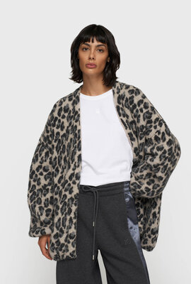 10Days Leopard knit cardigan leopard