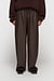 10Days deep wine faux leather pants