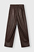 10Days deep wine faux leather pants