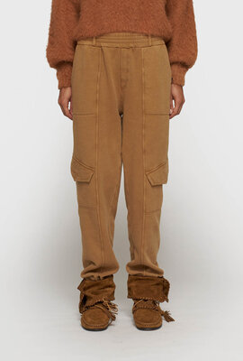10Days Camel cargo jogger fleece