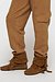 10Days Camel cargo jogger fleece