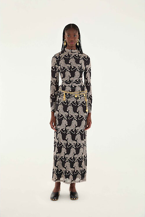 Farm Rio Zwart / wit Blouse