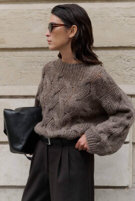 Club L'avenir Taupe Trui