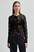 Second Female Black Social Tee