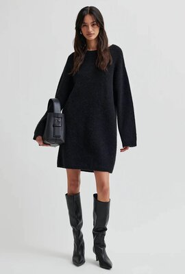 Second Female Black Gabby Knit Jurk
