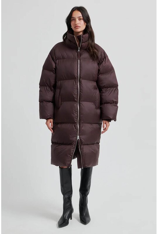 Second Female Black Riya Long Puffer