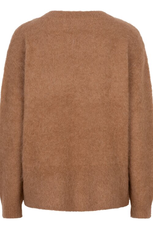 Love Stories Camel Iris gebreid Vest