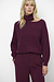 Dante 6 Bordeaux Marenna Asymmetrical Sweater