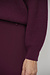 Dante 6 Bordeaux Marenna Asymmetrical Sweater