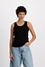 Neeve Zwarte Rib Tank Top