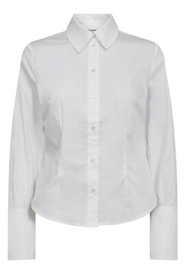 Co'couture White Sanna Pearl Cuff shirt Co'couture White Sanna Pearl Cuff shirt