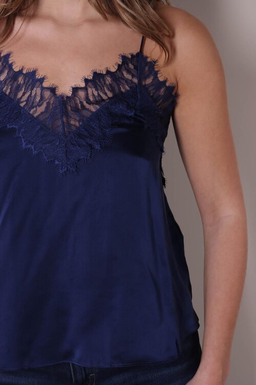 IRO Donkerblauw Top