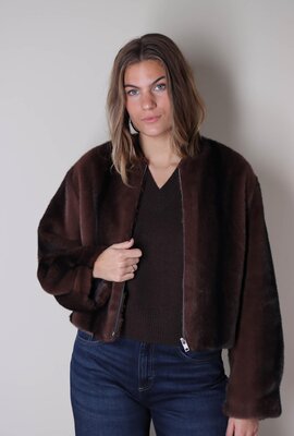 Studio AR by Arma Bruin Celeste Faux Mink Jack Studio AR by Arma Bruin Celeste Faux Mink Jack