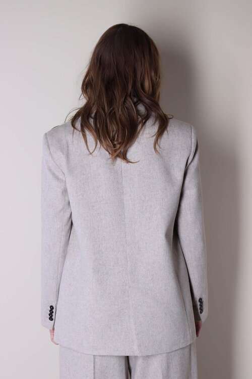 Forte_Forte Sand Wollen Blazer